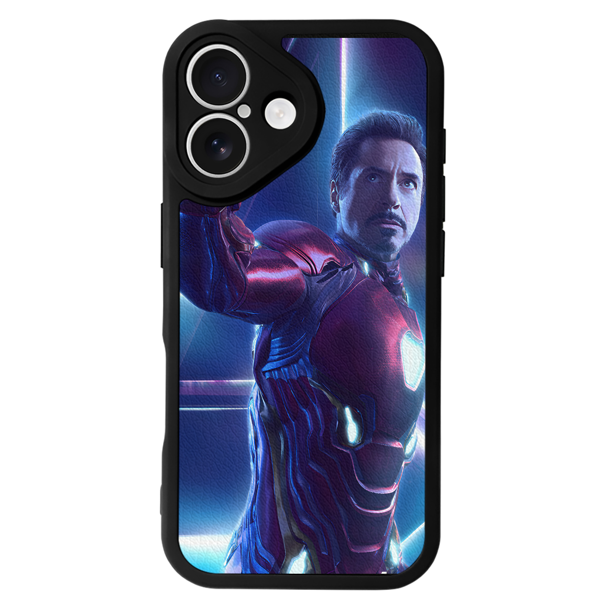 （画像用） アベンジャーズ The Avengers 【iPhone 16シリーズ対応】シリコンスマホケース（レザー調） 材質：シリコン
